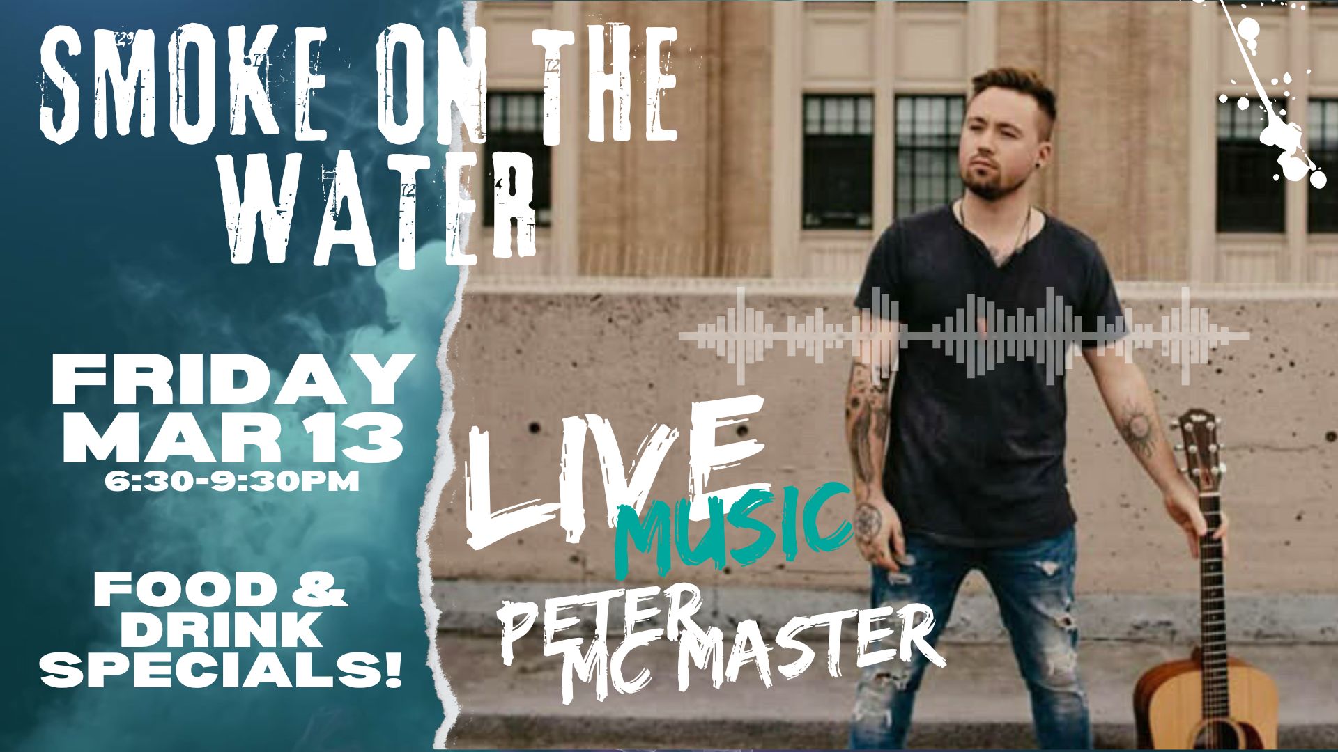 Peter McMaster - Smoke on the Water - Live Music at Stickleback
